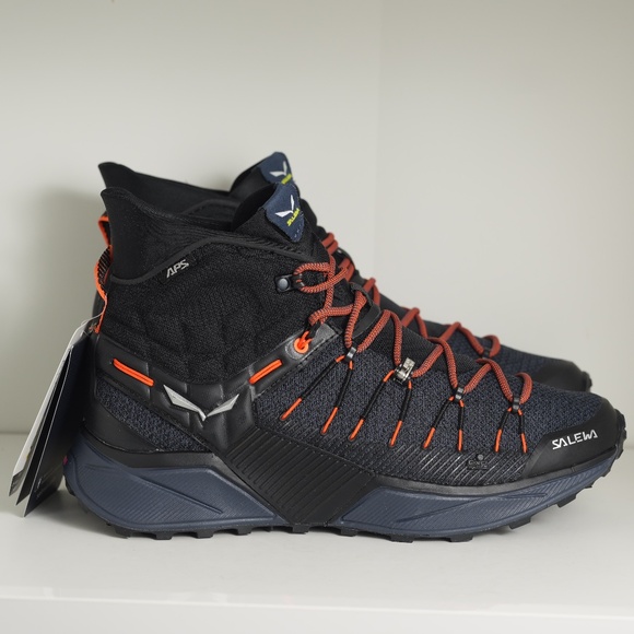 Salewa MS Dropline Mid Hiking Boots Shoes Black Ombre Blue Men 10.5 Alpine Fit main image 7